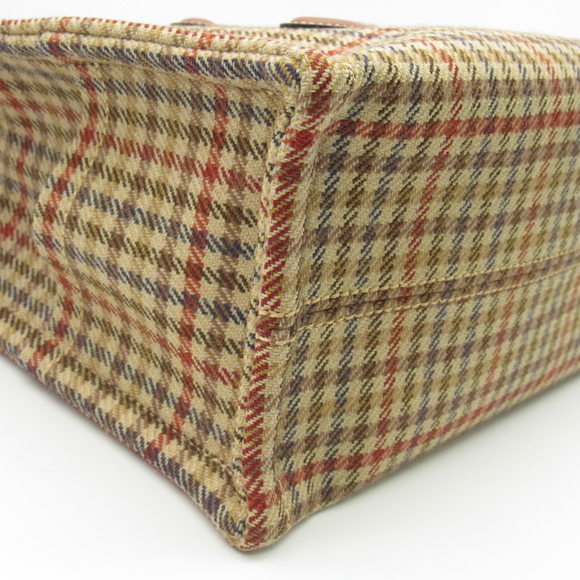 Celine Molle Cover Tice Tote Bag Canvas Brown Series - Picture 7 of 10